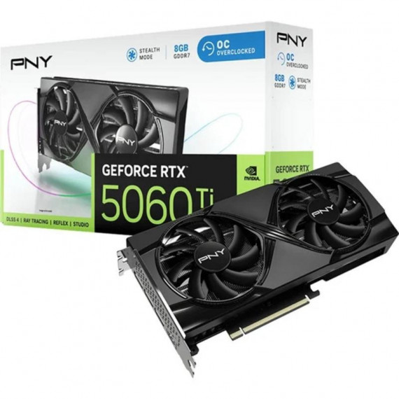 PNY Geforce Rtx 5060 Ti Overclocked Dual Fan Reflex 2 Ai 16 Gb GDDR7