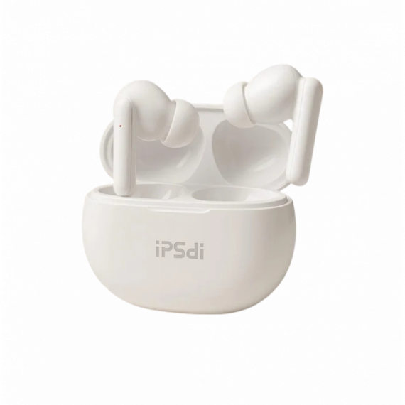 IPSDI IP9010 Blanco – Auriculares Traductores Bluetooth 5.4 con IA, Cancelación de Ruido y Estuche 18 h