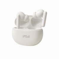 IPSDI IP9010 Blanco – Auriculares Traductores Bluetooth 5.4 con IA, Cancelación de Ruido y Estuche 18 h