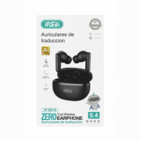 IPSDI IP9010 Blanco – Auriculares Traductores Bluetooth 5.4 con IA, Cancelación de Ruido y Estuche 18 h