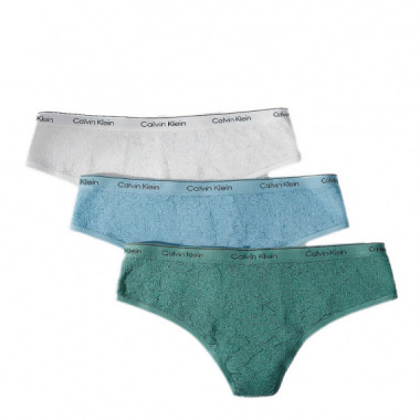 Pack de 3 Braguitas Brasileñas - Icon Lace  CALVIN KLEIN