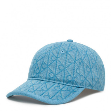 Gorra Denim con Logo Emblemático Quemado  CALVIN KLEIN