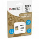 MEMORIA MICRO SD 128GB EMTEC EILTE GOLD C10 + ADAP