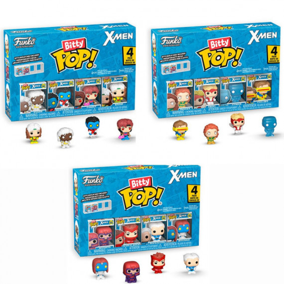 FUNKO Bitty Pop Pack 4 X-men Marvel (preventa)