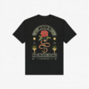 Camiseta RVCA Roses poster