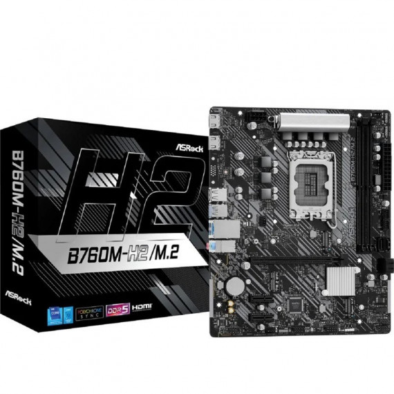 PLACA BASE ASROCK B760M-H 2XDDR5 MATX HDMI +DP