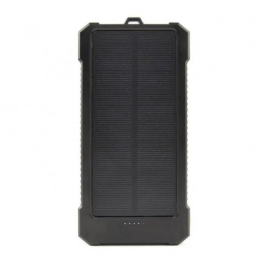 Powerbank GEMBIRD Solar 10000MAH Usb-c Black