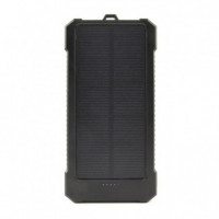 Powerbank GEMBIRD Solar 10000MAH Usb-c Black