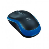 LOGITECH Raton Inalambrico M185 Azul/negra
