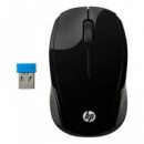 HP Raton Optico Inalambrico 220 Tecnologia Led Azul  Negro