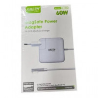 GREEN LYCA Cargador Magsafe 60W 16.5V 3.65A Tipo L G-1256