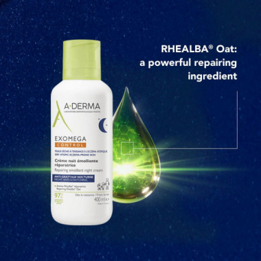 A-DERMA Exomega Crema Noche 1 Envase 400 Ml