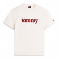 Camiseta de Punto con Aplicación del Logo  TOMMY HILFIGER