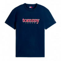 Camiseta de Punto con Aplicación del Logo  TOMMY HILFIGER