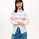 Camiseta de Punto con Logo Bordado  TOMMY HILFIGER