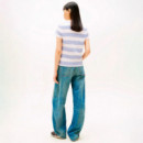 Camiseta de Punto con Logo Bordado  TOMMY HILFIGER