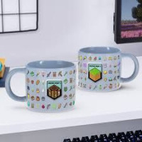 Taza con Relieve Minecraft