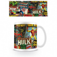 Taza Desayuno Marvel Portadas Comic