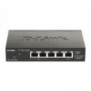 D-Link DGS-1100-05PDV2 Switch Gigabit PoE de 5 Puertos