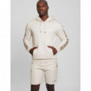 Sudadera banda logotipo de Guess