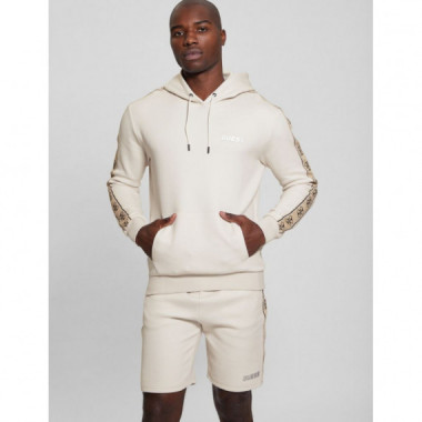 Sudadera banda logotipo de Guess