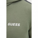 Sudadera banda logotipo de Guess