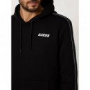 Sudadera banda logotipo de Guess
