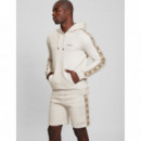 Sudadera banda logotipo de Guess