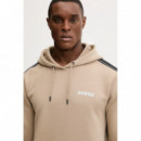 Sudadera banda logotipo de Guess