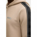 Sudadera banda logotipo de Guess