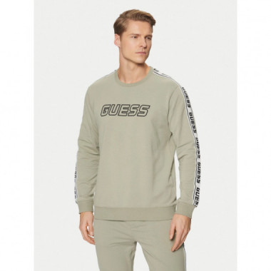 Sudadera con logotipo frontal de Guess