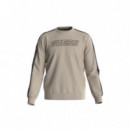 Sudadera con logotipo frontal de Guess