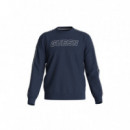 Sudadera con logotipo frontal de Guess