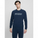 Sudadera con logotipo frontal de Guess