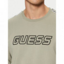 Sudadera con logotipo frontal de Guess