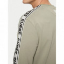 Sudadera con logotipo frontal de Guess