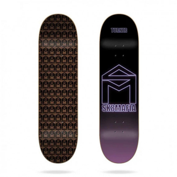 Tabla SK8MAFIA Turner house logo Neon 8.0
