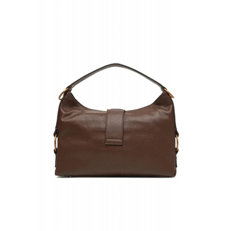 Bolso De Hombro GUESS Camden - Poliuretano Ecológico, Herrajes Bronce Antiguo, Correa Ajustable, Tamaño único