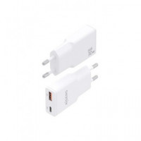 AISENS Adaptador Corriente 30W 1xTIpo C/1xUsb A Blanco