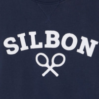 125013 Sudadera  Silbon Hombre Raqueta Media Azul Marino