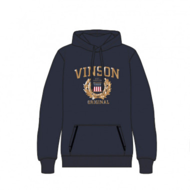104505Dark Sapphire Sudaderas Vinson Hombre Kris Gold Emb Cot Pe Vin M Sw