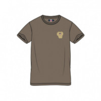 104778Walnut Camisetas Vinson Hombre Jordy Reg Cot Vin M Tee