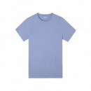 132448 Camisetas Silbon Hombre raqueta etnica trasera  Azul (180004)