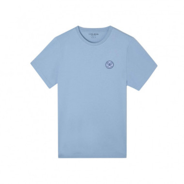 132460 Camisetas Silbon Hombre Logo Smile azul (180017)