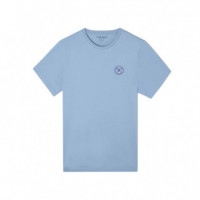 132460 Camisetas Silbon Hombre Logo Smile azul (180017)