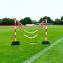 Poste Señalizacion 90 Cm Rojo y Blanco PAMACON