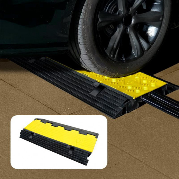 Protector de Cable para Suelo con 2 Canales PAMACON