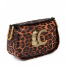 Bandolera Animal Print Logo Lc  LOLA CASADEMUNT