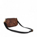 Bandolera Animal Print Logo Lc  LOLA CASADEMUNT