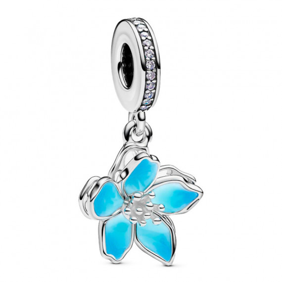 Charm Colgante Flor Azul 790667C02